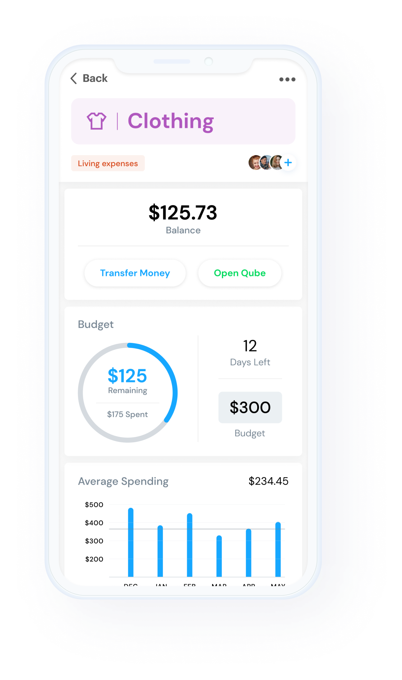 Budget & Spending Templates | Qube Money